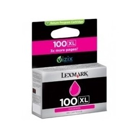 Cartucho Lexmark 100XL Magenta, 600 Páginas