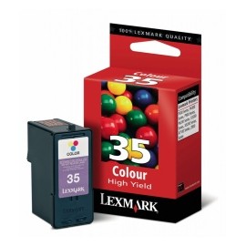 Cartucho Lexmark 35 Tricolor, 500 Páginas