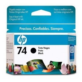 Cartucho HP 74 Negro, 200 Páginas