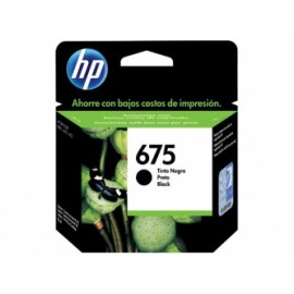 Cartucho HP 675 Negro, 600 Páginas