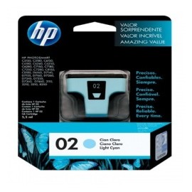 Cartucho HP 02 Cyan Claro