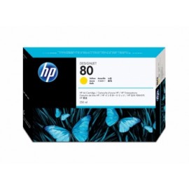 Cartucho HP 80 Amarillo 350ml