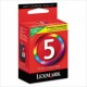 Cartucho Lexmark 5 Tricolor, 150 Páginas