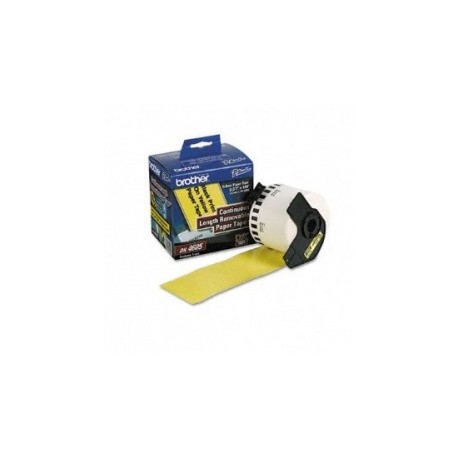 Brother Cinta Continua Removible DK4605 Amarillo, 62mm x 30.4m