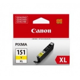 Tanque de Tinta Canon CLI-151 Y XL Amarillo 11ml, 700 Páginas