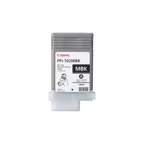 Tanque de Tinta Canon PFI-102 Negro Mate 130ml