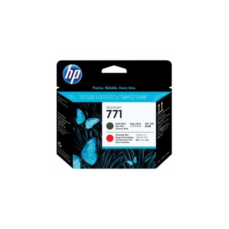 Cabezal HP 771 Negro Mate/Rojo Cromático