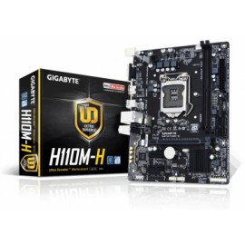 Tarjeta Madre Gigabyte micro ATX GA-H110M-H, S-1151, Intel H110, HDMI, USB 3.0, 32GB DDR4, para Intel