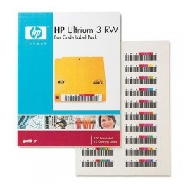 HP Paquete de Códigos de Barras HP Ultrium 3 RW, 100 Etiquetas