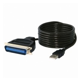 Sabrent Cable USB 1.1/2.0 Tipo A Macho - Paralelo IEEE 1284 Macho, 1.8 Metros, Negro