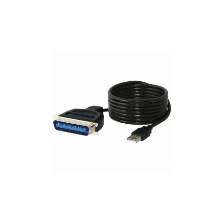 Sabrent Cable USB 1.1/2.0 Tipo A Macho - Paralelo IEEE 1284 Macho, 1.8 Metros, Negro