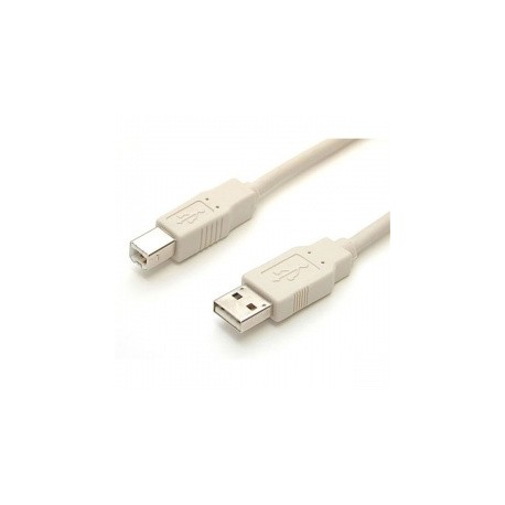 Startech.com Cable USB 2.0 para Impresora, USB A Macho - USB B Macho, 1.8 Metros, Beige