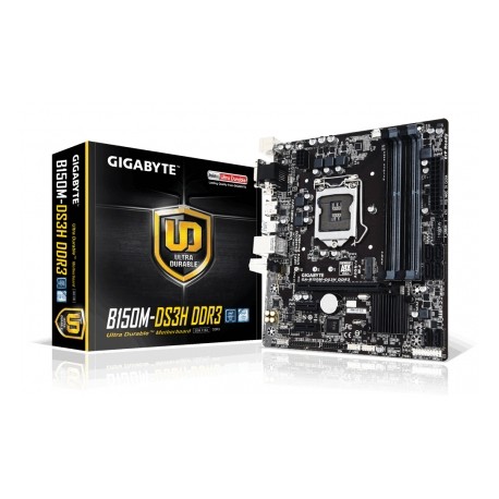 Tarjeta Madre Gigabyte micro ATX GA-B150M-DS3H DDR3, S-1151, Intel B150, HDMI, USB 2.0