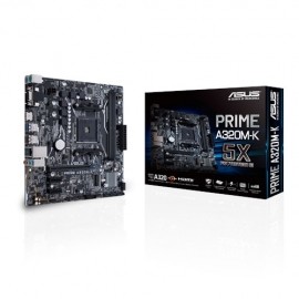 Tarjeta Madre micro ATX MB PRIME A320M-K, S-AM4, AMD A320, HDMI, USB 3.0, 32GB DDR4, para AMD