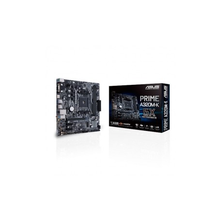 Tarjeta Madre micro ATX MB PRIME A320M-K, S-AM4, AMD A320, HDMI, USB 3.0, 32GB DDR4, para AMD