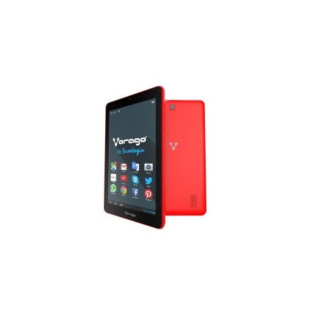 Tablet Vorago PAD-7 V2 7'', 8GB, 800x480 Pixeles, Android 4.4, WLAN, Rojo