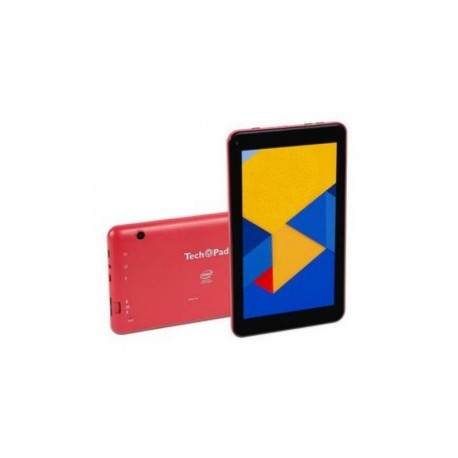 Tablet Techpad 716S 7'', 16GB, 1024x600 Pixeles, Android 6.0, Bluetooth, WLAN, Rojo