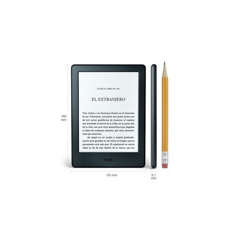 Kindle 6'', 4GB, E Ink Pearl, WiFi, Negro s