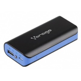 Cargador Portátil Vorago PowerBank AU-200, 6000mAh, USB, Azul/Negro