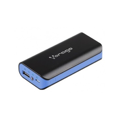 Cargador Portátil Vorago PowerBank AU-200, 6000mAh, USB, Azul/Negro