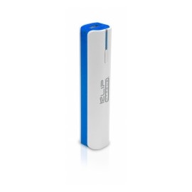 Cargador Portátil Klip Xtreme con Linterna Kenergy, 2600mAh, Azul/Blanco