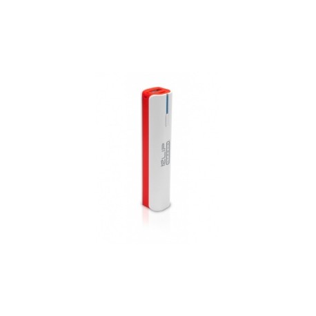 Cargador Portátil Klip Xtreme con Linterna Kenergy, 2600mAh, Rojo/Blanco