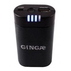 Cargador Portátil Ginga GIN-POWERB3600, 3600mAh, Negro