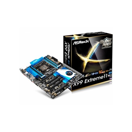 Tarjeta Madre ASRock ATX X99 Extreme 11, S-2011-v3, Intel X99, USB 3.0, 128GB DDR4, para Intel