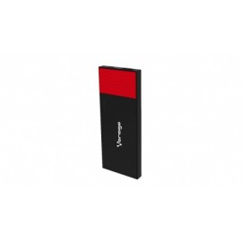 Cargador Portátil Vorago Power Bank PB-200, 3800mAh, Negro/Rojo