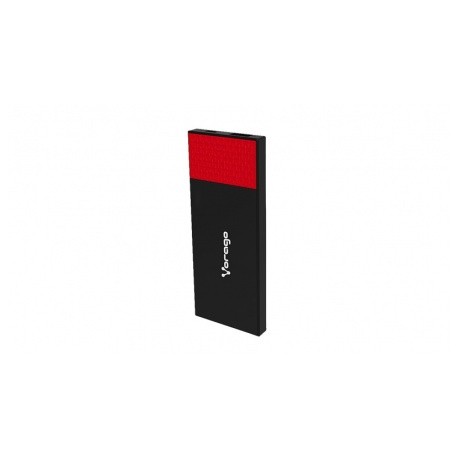 Cargador Portátil Vorago Power Bank PB-200, 3800mAh, Negro/Rojo