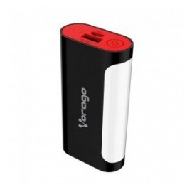 Cargador Portátil Vorago PB-300, 6000mAh, Negro/Rojo