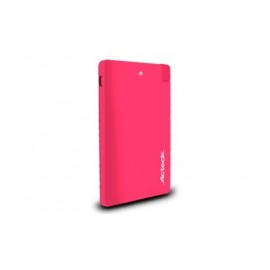 Cargador Portátil Acteck Power Bank PB-250, 2500mAh, Rosa