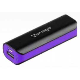 Cargador Portátil Vorago Power Bank AU-109, 2200mAh, Negro/Morado