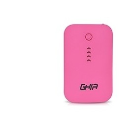 Cargador Portátil Ghia Power Bank Volta GAC-025, 7800mAh, Rosa