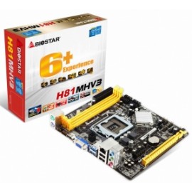 Tarjeta Madre Biostar micro ATX H81MHV3, S-1150, Intel H81, HDMI, USB 2.0/3.0, 16GB DDR3