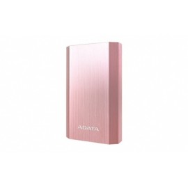 Cargador Portátil Adata Power Bank AA10050, 10.050mAh, Rosa