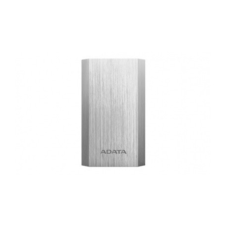 Cargador Portátil Adata Power Bank AA10050, 10.050mAh, Plata