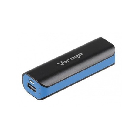 Cargador Portátil Vorago PowerBank AU-107, 2600mAh, USB, Azul/Negro