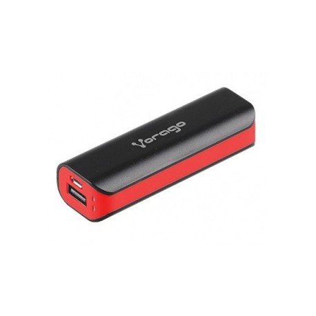 Cargador Portátil Vorago PowerBank AU-107, 2600mAh, USB, Rojo/Negro