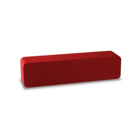 Cargador Portátil Acteck PowerBank PWPB-205, 2600mAh, Rojo