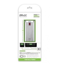 Cargador Portátil PNY PowerPack 5200, 5200mAh, Aluminio