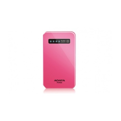 Cargador Portátil Adata PV100, 4200mAh, Rosa