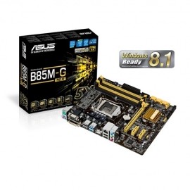 Tarjeta Madre ASUS micro ATX B85M-G R2.0, S-1150, Intel B85, HDMI, USB 2.0 3.0, 32GB DDR3, para Intel