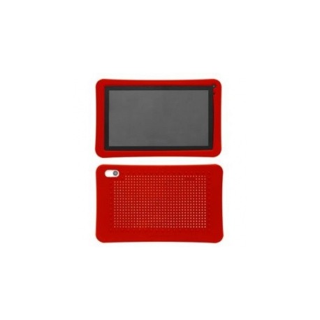 Acteck Funda de Silicona FP-100 para Tablet 7, Rojo