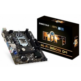 Tarjeta Madre Biostar micro ATX HI-FI B150S1 D4, S-1151, Intel B150, USB 2.0 3.0, 32GB DDR4, para Intel