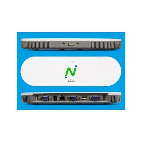 NComputing MX100 Thin Client para vSpace, 1x RJ-45, 3x USB 2.0, Gris/Blanco