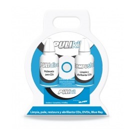 Silimex PuliKit Kit de Limpieza de CD/DVD, 2 Piezas