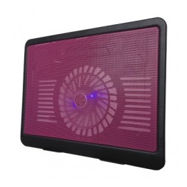 BRobotix Base Enfriadora para Laptop 15'', con 1 Ventilador de 320RPM, Negro/Rojo