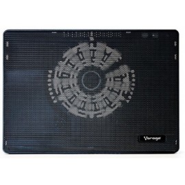 Vorago Base Enfriadora CP-201 para Laptop 15'', USB, Negro