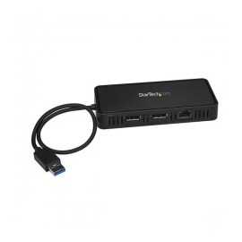 StarTech.com Docking Station USB 3.0 para Dos Pantallas DisplayPort, Negro